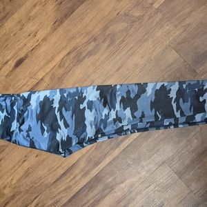 Blue Camo Pure Barre leggings